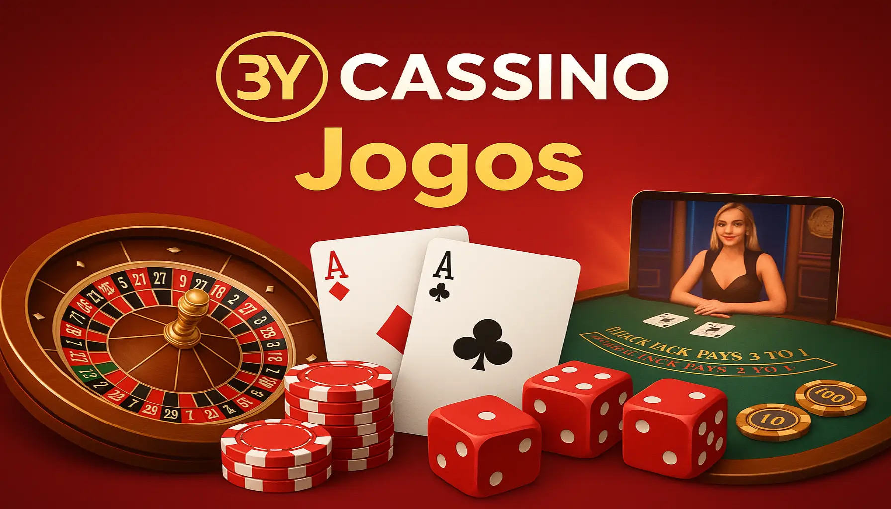 Jogos de cassino online inovadores e emocionantes na 3Y.CASSINO