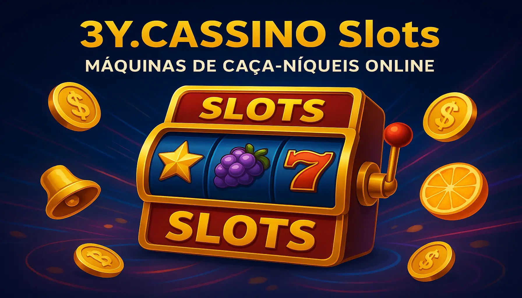 Explore o mundo das slot machines no 3Y.CASSINO Casino